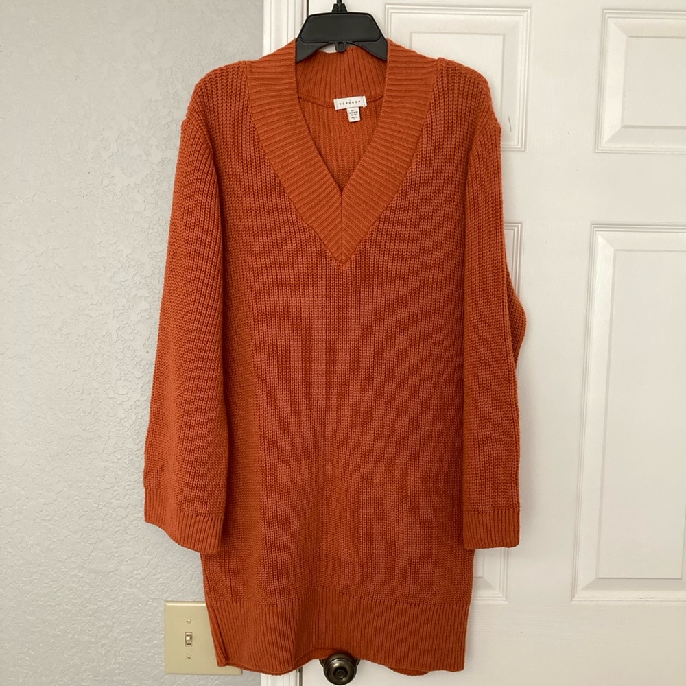 Like New Topshop rib sweater dress